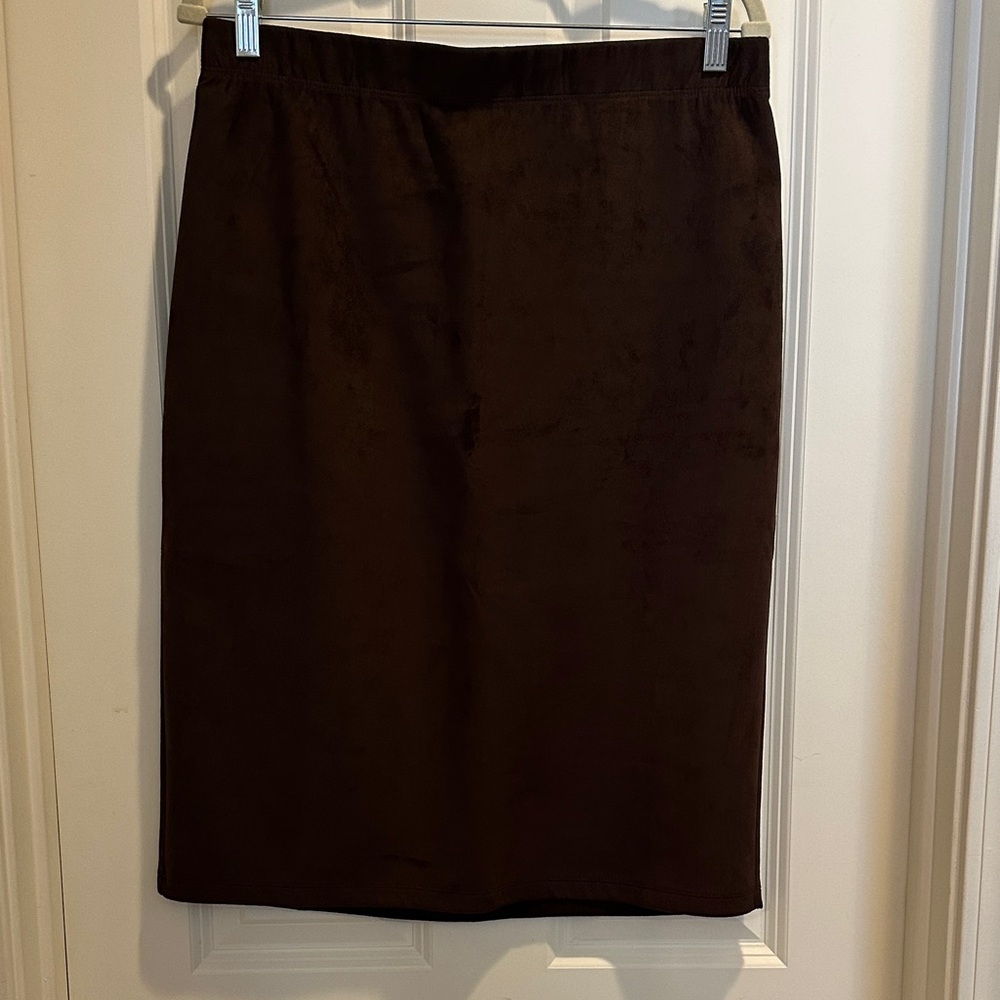 Slinky Brand Elegant Brown Skirt